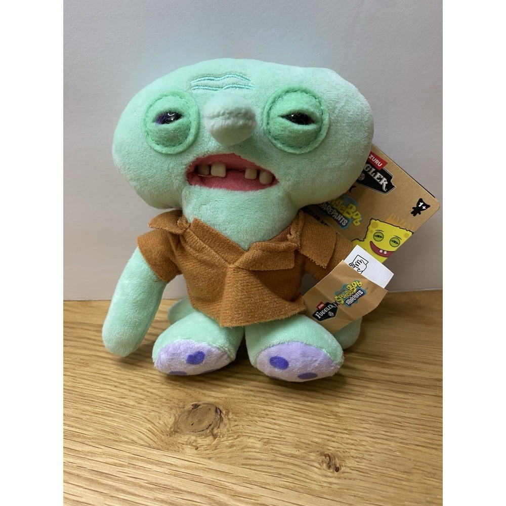 Fuggler x Spongebob Squarepants Plush  Key Ring SQUIDWARD 5"